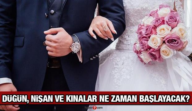 Düğün salonları ne zaman açılacak? Düğün, kına ve nişan törenleri Mart ayında olacak mı?