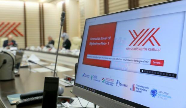YÖK'ten yüz yüze eğitim için açıklama