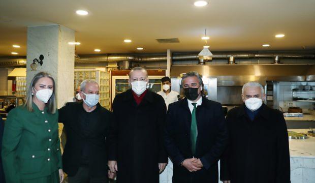Başkan Erdoğan, İzmir'de esnafı ziyaret etti