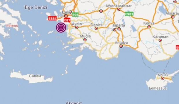Ege'de korkutan deprem!