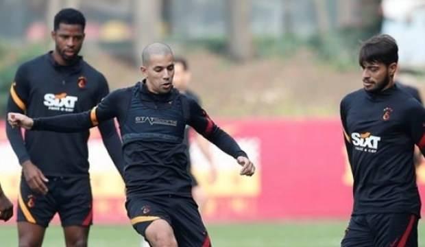 Galatasaray'da Feghouli takımla birlikte çalıştı