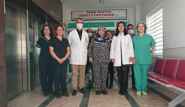 Karın ağrısı şikayetiyle hastaneye giden kadından 30 santimlik safra kesesi çıkartıldı!
