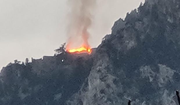 Σεντ  Η πυρκαγιά που ξέσπασε στο Κάστρο του Ιλαρίωνα έγινε υπό έλεγχο