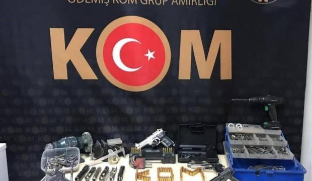 Kuru sıkıdan bozma tabanca yapan şüpheli yakalandı