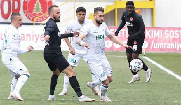 Lider Giresunspor'a Ümraniye darbesi