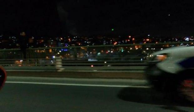Haliç Köprüsü'nde intihar girişimi!