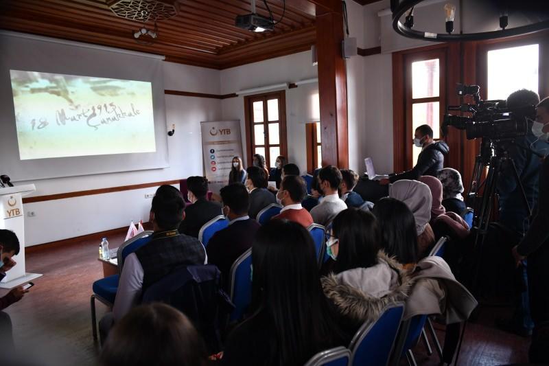 Çanakkale'de dedeleri şehit olan uluslararası öğrencilerden anma programı