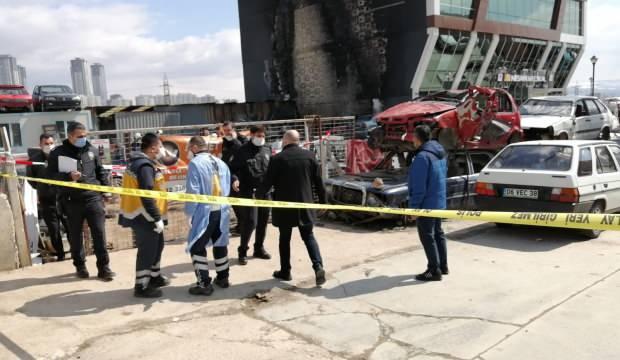Hurda araçların yandığı alanda bir gün sonra iş yeri çalışanının cesedi bulundu