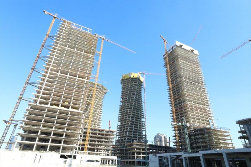Ataşehir'de yapımı süren İstanbul Finans Merkezi
