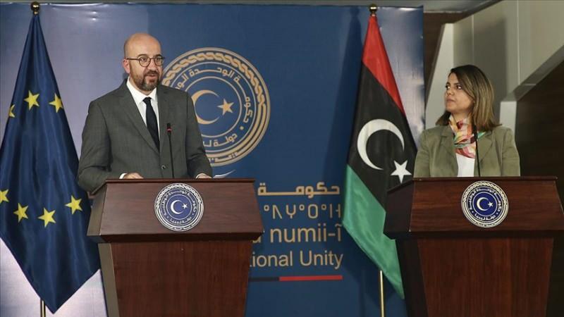 AB Konseyi Başkanı Michel'den Libya'ya sürpriz ziyaret