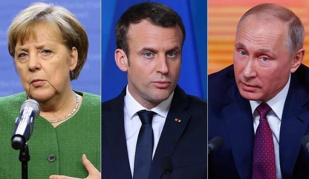 Putin, Merkel ve Macron, Sputnik V aşısını görüştü