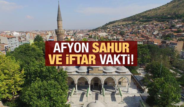 Afyon İmsakiye 2021: Diyanet Afyon sahur saatleri ve iftar vakti