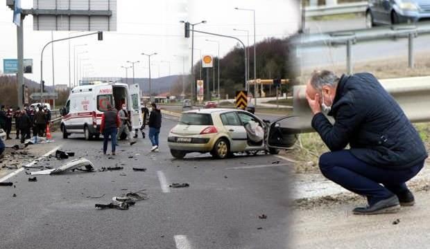 Bolu'da 2 otomobil çarpıştı, 1 kişi hayatını kaybetti!