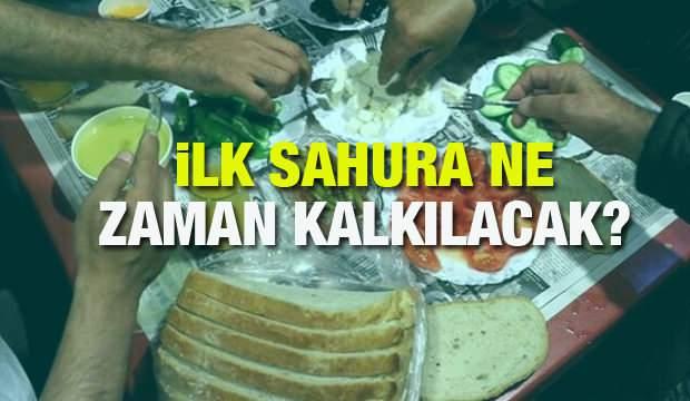 İlk sahur ne zaman yapılacak? Ramazan’da oruç tutmak için Salı günü mü Çarşamba günümü sahura kalkılacak?