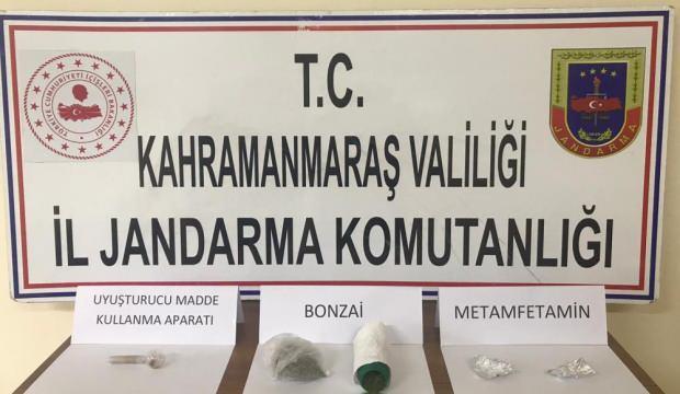 Kahramanmaraş’ta uyuşturucuya 2 gözaltı