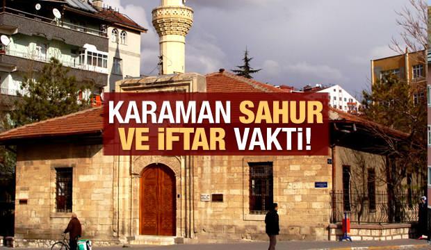 Karaman İmsakiye 2021: Diyanet Karaman sahur saatleri ve iftar vakti
