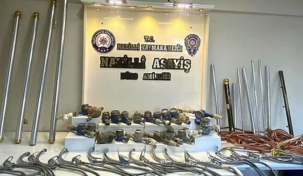 Nazilli’de inşaat hırsızı yakalandı
