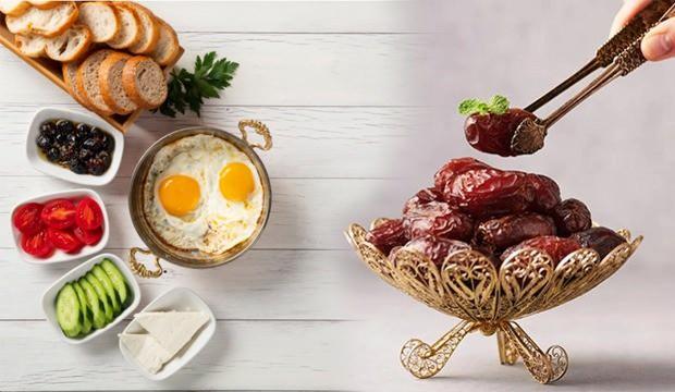 Ramazan'da sağlıklı beslenmek için örnek Ramazan menüsü