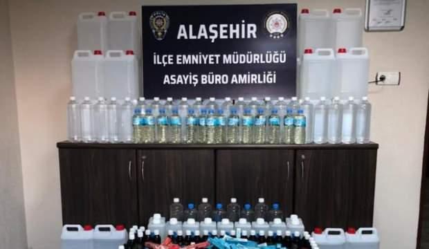 Şüphelenilen kamyonette 297 litre kaçak alkol ele geçirildi
