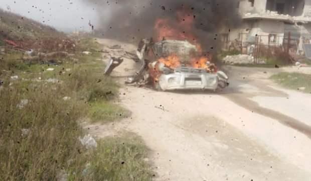 Suriye'de sivil araca füzeli saldırı: 7 ölü, 3 yaralı