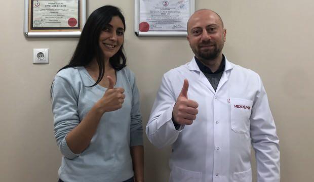 26 yıldır süren ağrılarından kurtulunca gözyaşlarına hakim olamadı!
