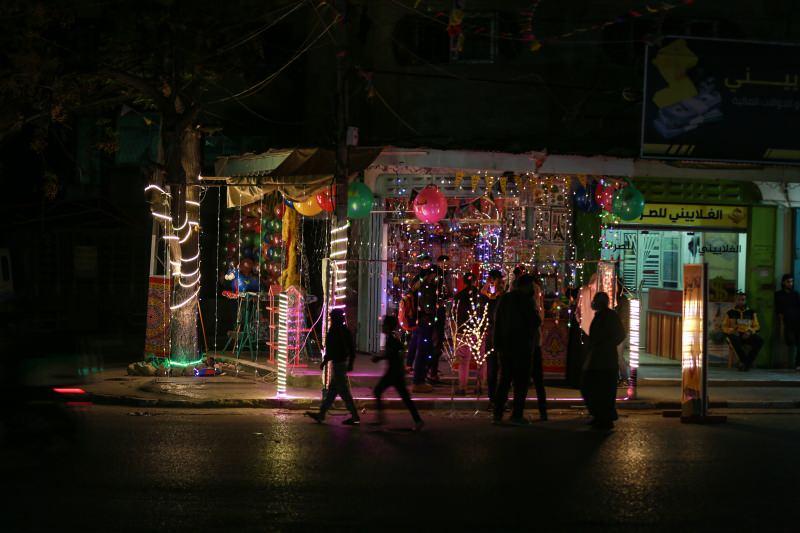 WS5Ua_1618232198_4388 Gazze sokaklarında Ramazan canlılığı