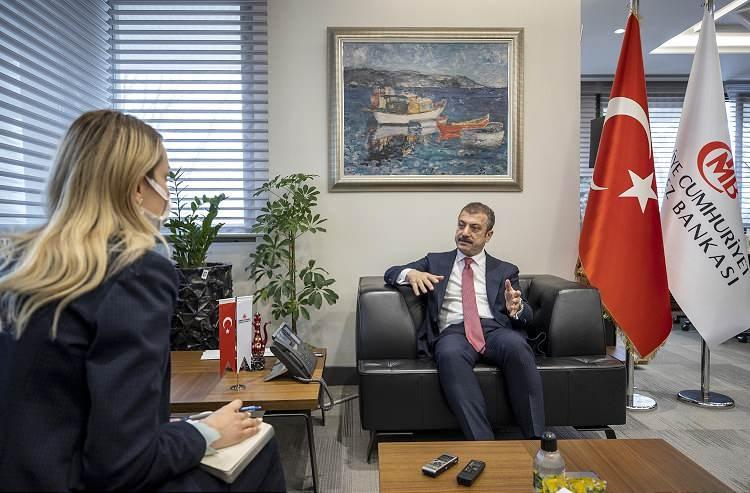 Türkiye Cumhuriyet Merkez Bankası Başkanı Şahap Kavcıoğlu, Anadolu Ajansı'nın sorularını yanıtladı.