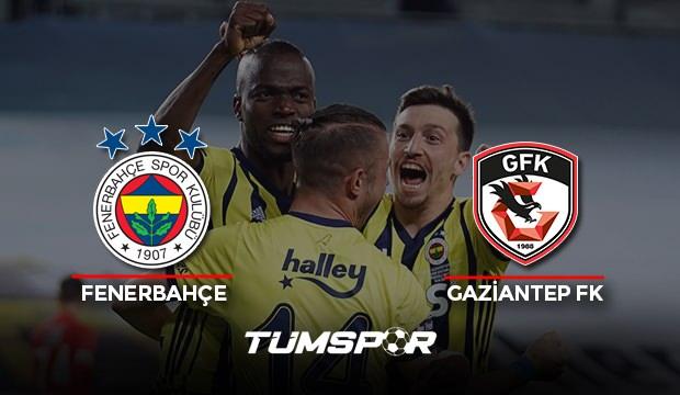 Fenerbahçe Gaziantep FK maçı geniş özeti ve golleri (BeIN Sport) Kanarya 3 puanı 3 golle aldı!