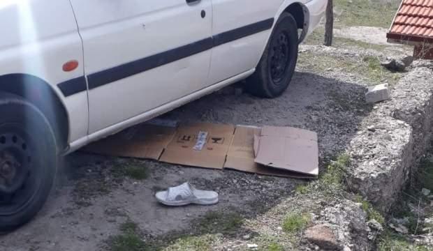 Feci ölüm! Tamir ettiği otomobilin altında kalarak can verdi