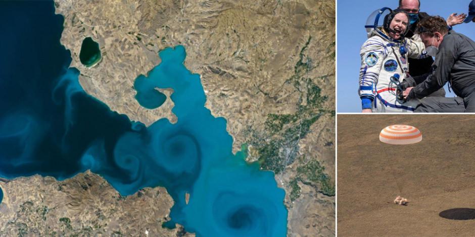 Van Gölü’nün fotoğrafını çeken astronot dünyaya döndü