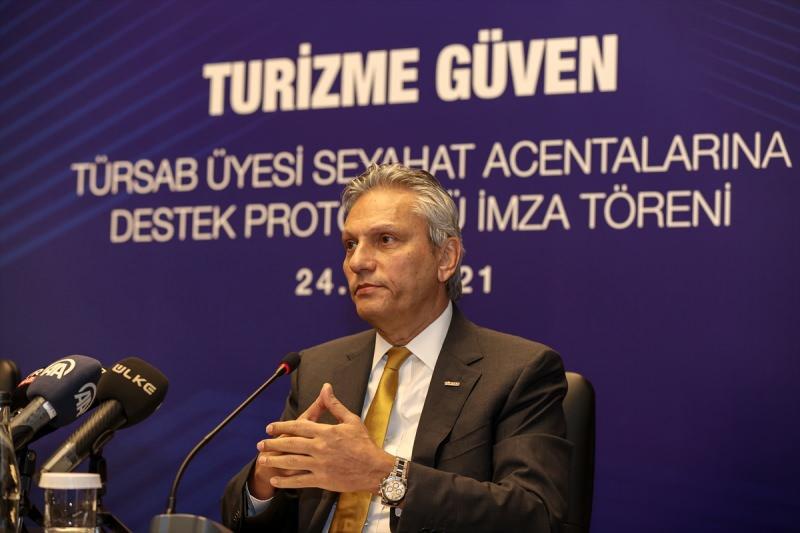  Türkiye Seyahat Acentaları Birliği (TÜRSAB) Başkanı Firuz Bağlıkaya