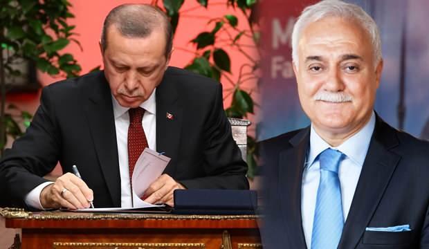 Erdoğan imzayı attı: Nihat Hatipoğlu'na kritik görev