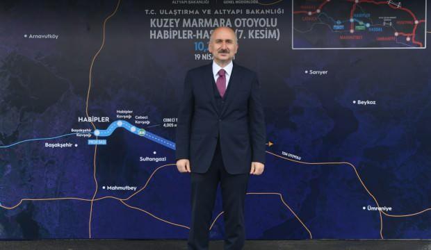 Kuzey Marmara Otoyolu’nun yapım çalışmaları tamamlandı
