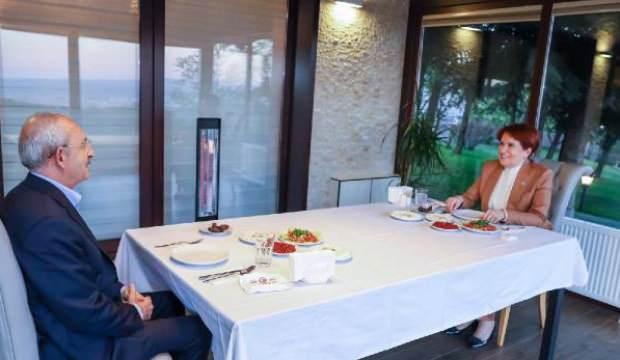 Kılıçdaroğlu ile Akşener iftarda bir araya geldi