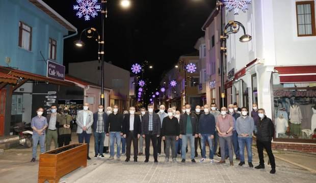 Şile bezi motif görselleri Üsküdar Caddesi'ni aydınlatıyor!