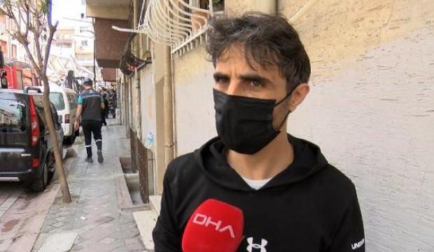 Zeytinburnu'nda çöken binayı kapı kapı gezip boşalttırmış