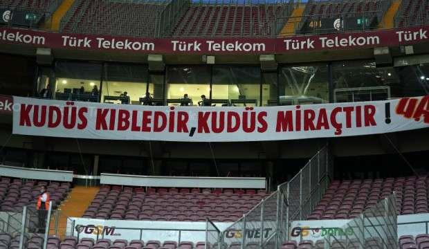 Galatasaray taraftarından Filistin'e destek