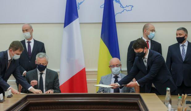 Ukrayna'dan Fransa ile 1,3 milyar avroluk imzalar