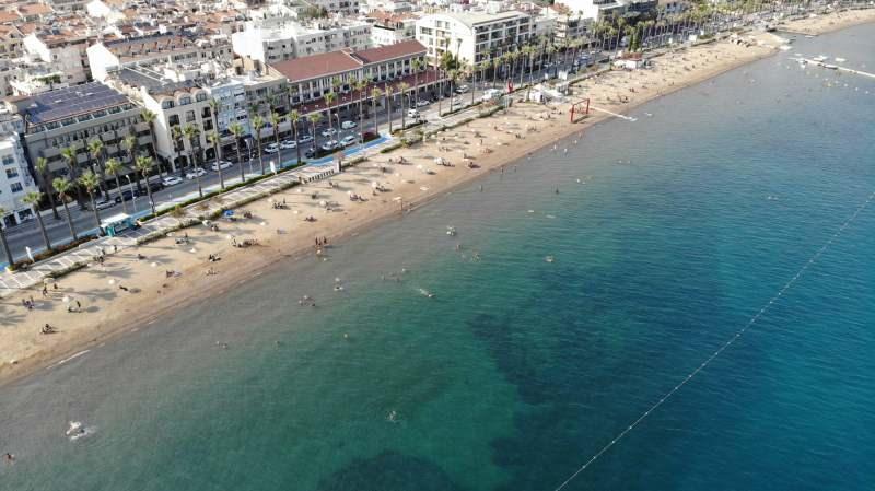 wJ4EC_1623245949_7895 Marmaris Mavi Bayraklı plajlarıyla turizm sezonuna hazır