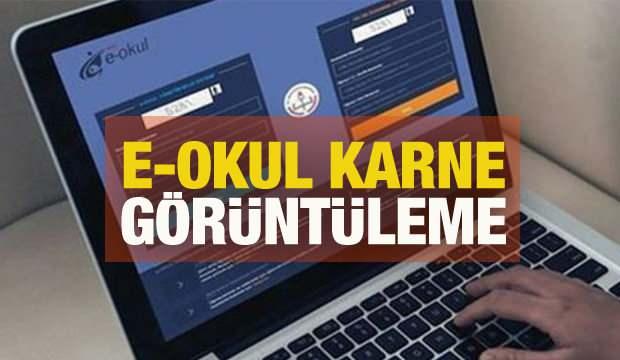 e Okul karne notu nasıl görüntülenir? 2021 MEB İlkokul, ortaokul ve lise ikinci dönem karne öğrenme!