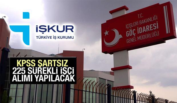 KPSS şartsız Göç İdaresi en az ilköğretim mezunu 225 personel alım ilanı! Başvuru için son gün?