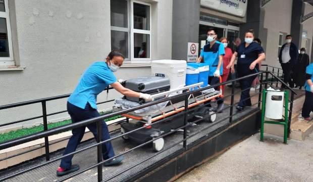 Bandırma'da beyin kanaması geçiren kadının organları 5 hastaya umut oldu