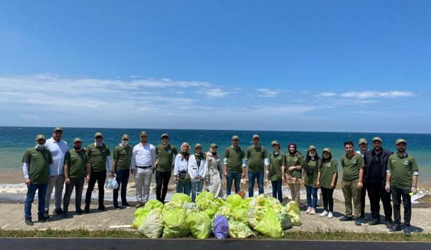 Trabzon’da sahiller atıklardan arındı