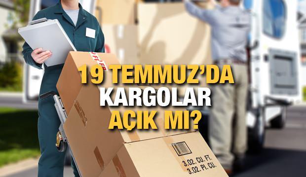 19 Temmuz'da kargolar çalışıyor mu? İşte MNG, Aras, Yurtiçi ve Sürat kargo çalışma saatleri!