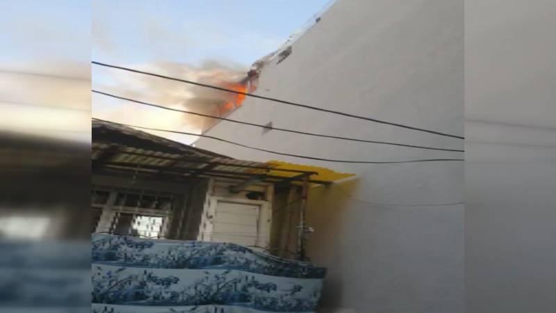 Beyoğlu'nda mangal yakmak isteyen ailenin evinde yangın çıktı
