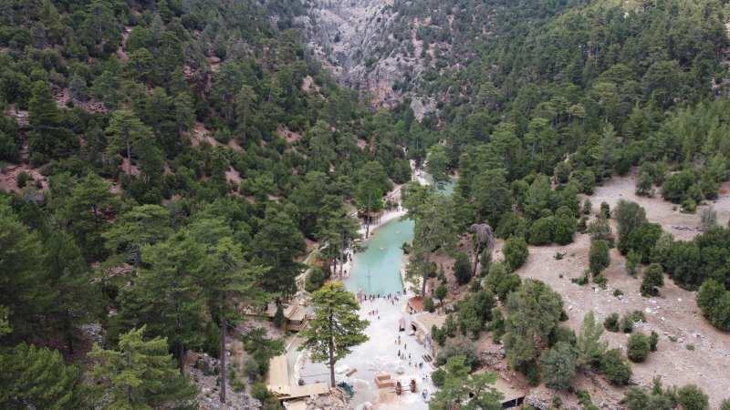 reIR8_1627218343_015 Köy sakinlerinin korktuğu kanyona tatilci ilgisi!
