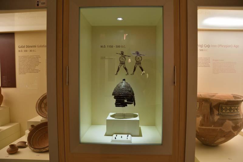 48B4D_1627812133_8854 Boğazkale Müzesi'nin benzersiz eseri: 2 bin 800 yıllık miğfer