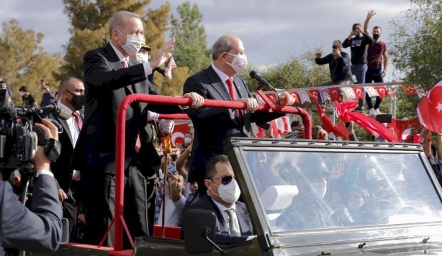 Başkan Erdoğan'ın Kıbrıs ziyareti dünya siyasetinde deprem etkisi yarattı!