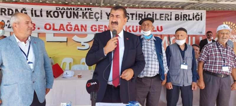 Türkiye Damızlık Koyun Keçi Yetiştiricileri Merkez Birliği (TÜDKİYEB) Genel Başkanı Nihat Çelik