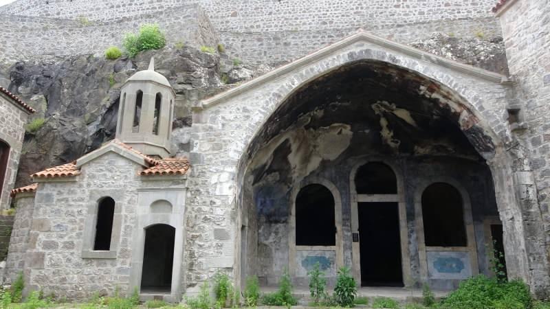 P8u0c_1628923800_0037 Trabzon'un tarihi manastırı ziyarete açılacağı günü bekliyor